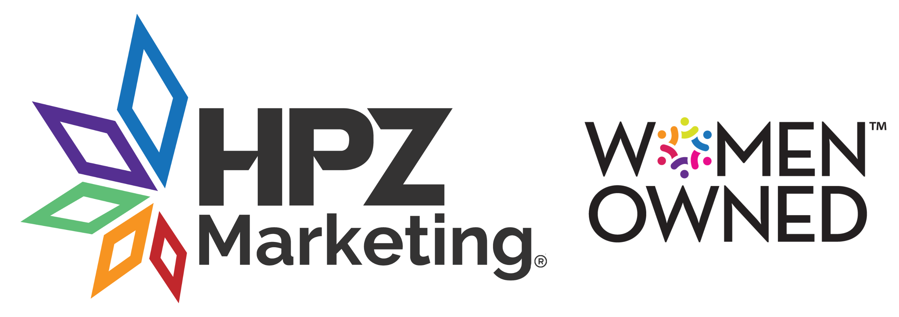 HPZ Marketing Logo - Fractional CMO and Women Owned Business